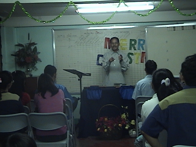 Ptr. Buen Ilustne from Guam Deaf Christian Fellowship guest preacher at CCBC-Deaf on jan 1 2006