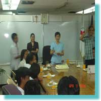 NCWDP Director Mrs. Catalina Fermin give seminars cerificate for the 2 days accessibility seminars.