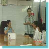 NCWDP director and MCCID Training Director have inform to MCCID students.