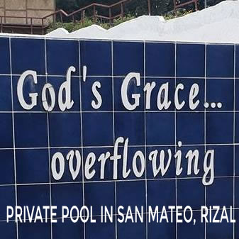 God's Grace Overflowing Private Pool