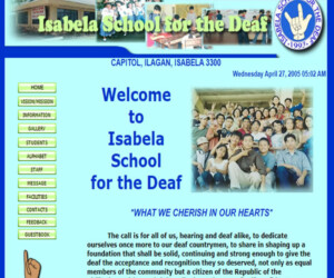 Isabela School for the Deaf Isabela School for the Deaf Website
